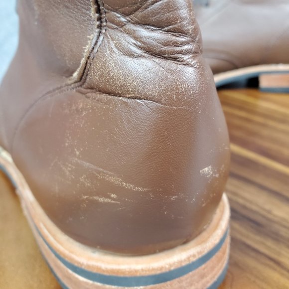 Thursday Boots Men's US 11.5 Brown Leather Lace Up Ankle Comfort Casual - Picture 8 of 13